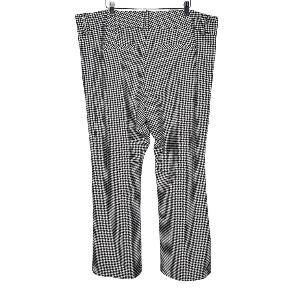 Studio Torrid Houndstooth Bootcut Luxe Ponte Trouser Pants 22S Stretch Classic - Picture 9 of 15